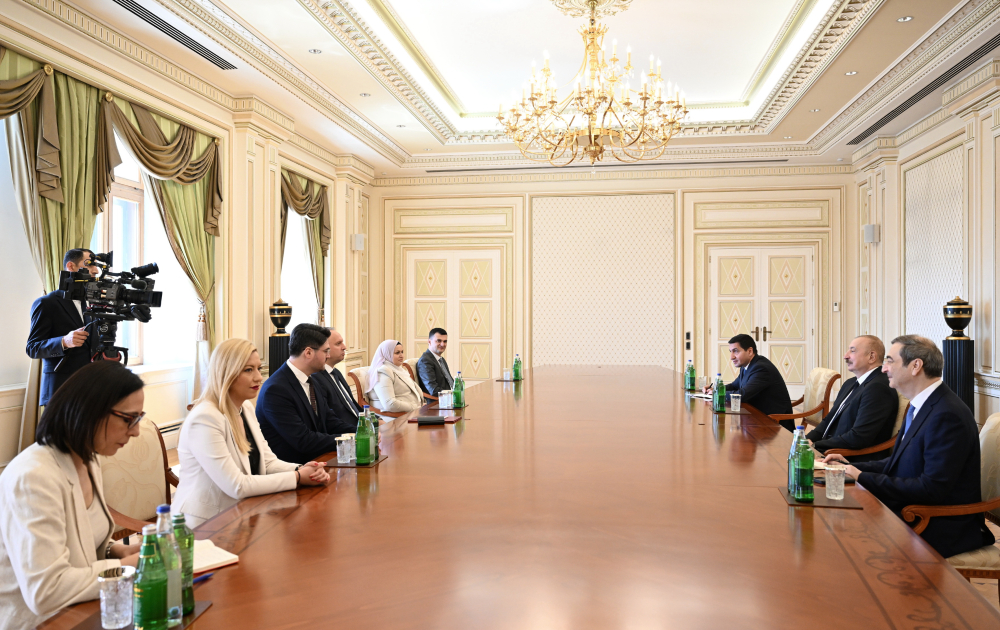 President Ilham Aliyev receives President of Assembly of North Macedonia (PHOTO/VIDEO)