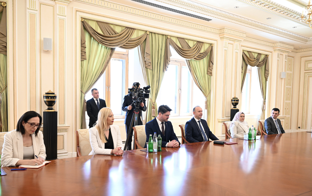 President Ilham Aliyev receives President of Assembly of North Macedonia (PHOTO/VIDEO)