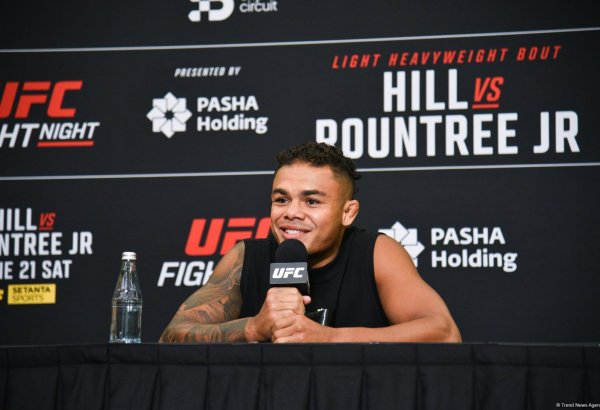 Brazilian athlete gears up for heavy battle with Azerbaijani rival at UFC (PHOTO)