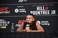 Brazilian athlete gears up for heavy battle with Azerbaijani rival at UFC (PHOTO)