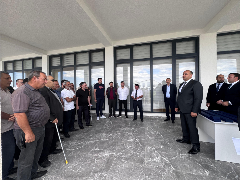 Next group of ex-IDPs receives keys to homes in Azerbaijan's Kangarli village (PHOTO)