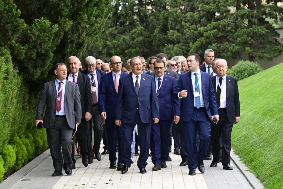 PABSEC's plenary session attendees visit Alley of Honors in Azerbaijan's Baku (PHOTO)