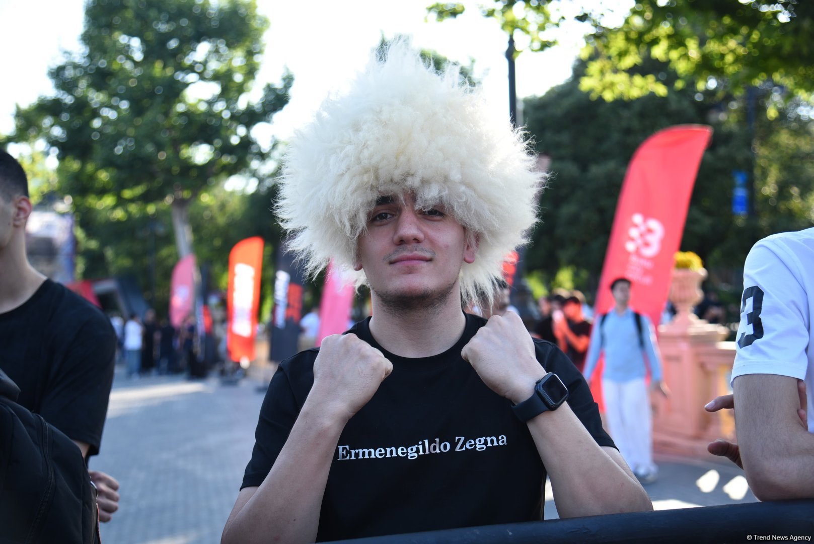 UFC on Caspian coast: fighters held an open training session in heart of Baku (PHOTO)