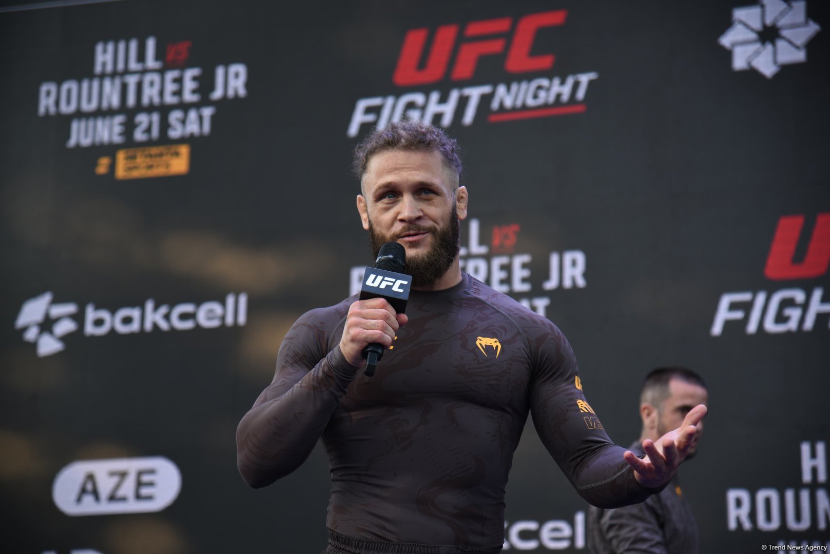 UFC on Caspian coast: fighters held an open training session in heart of Baku (PHOTO)