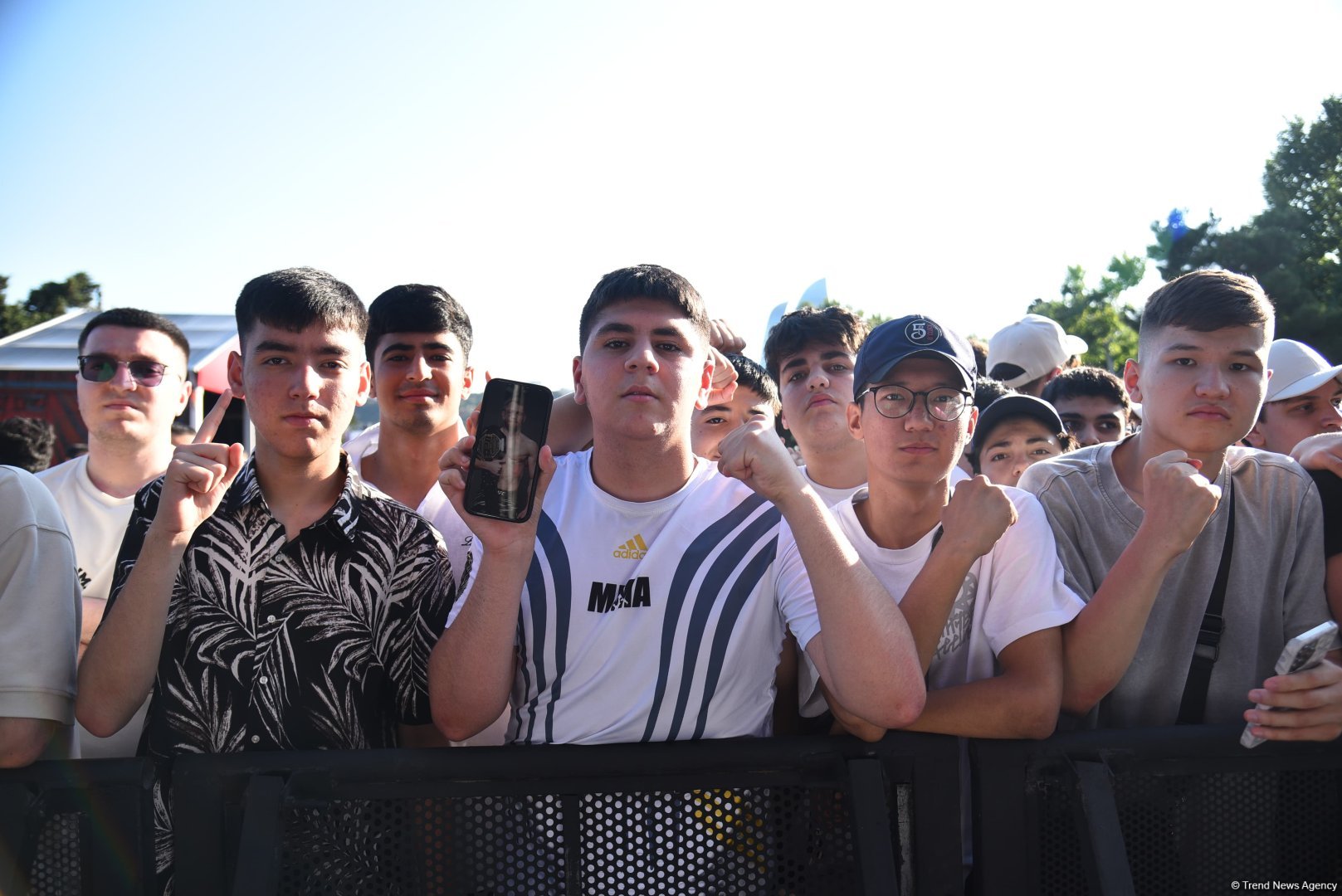 UFC on Caspian coast: fighters held an open training session in heart of Baku (PHOTO)