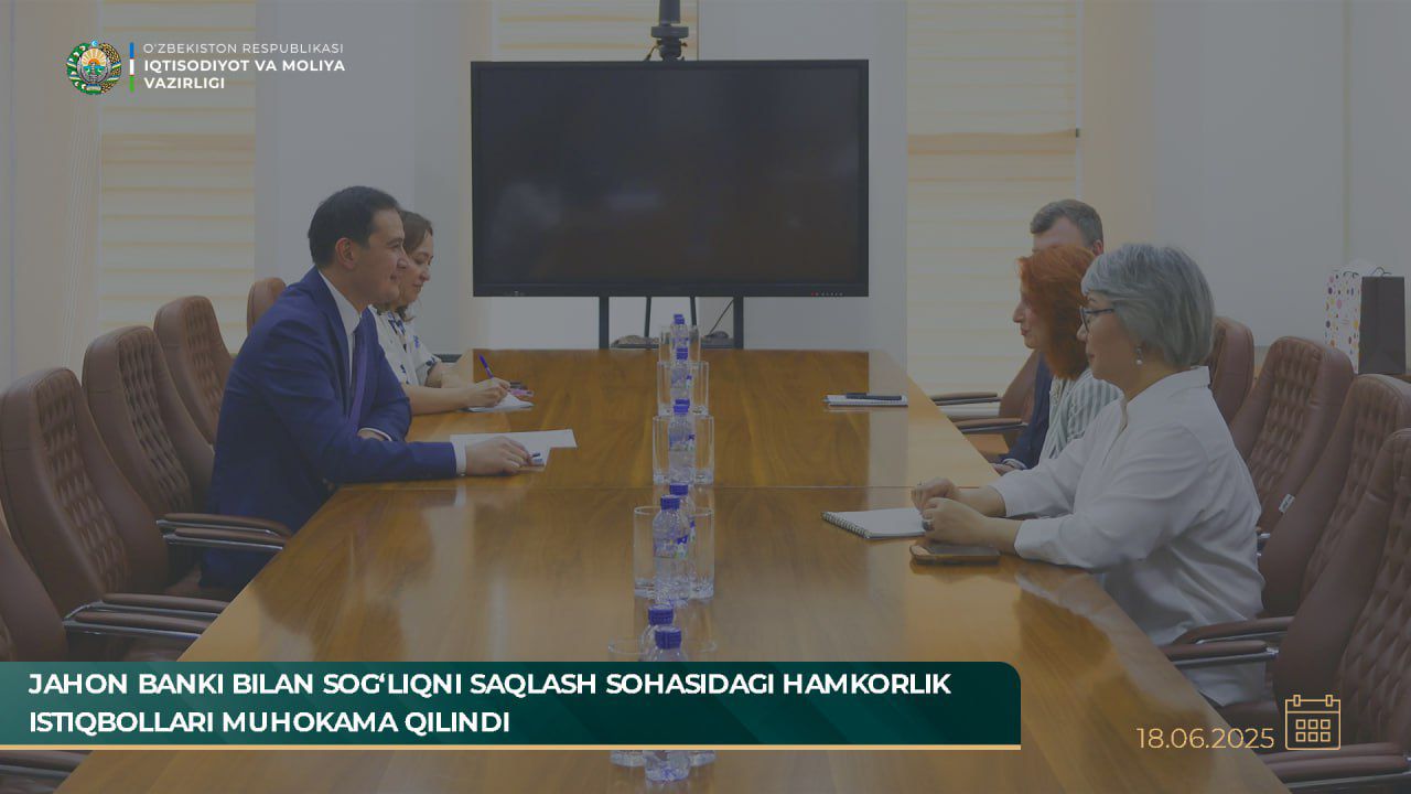 World Bank, Uzbekistan explore new healthcare initiatives and financing mechanisms