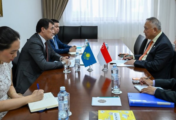 Kazakhstan and Singapore plan to deepen economic and regional cooperation