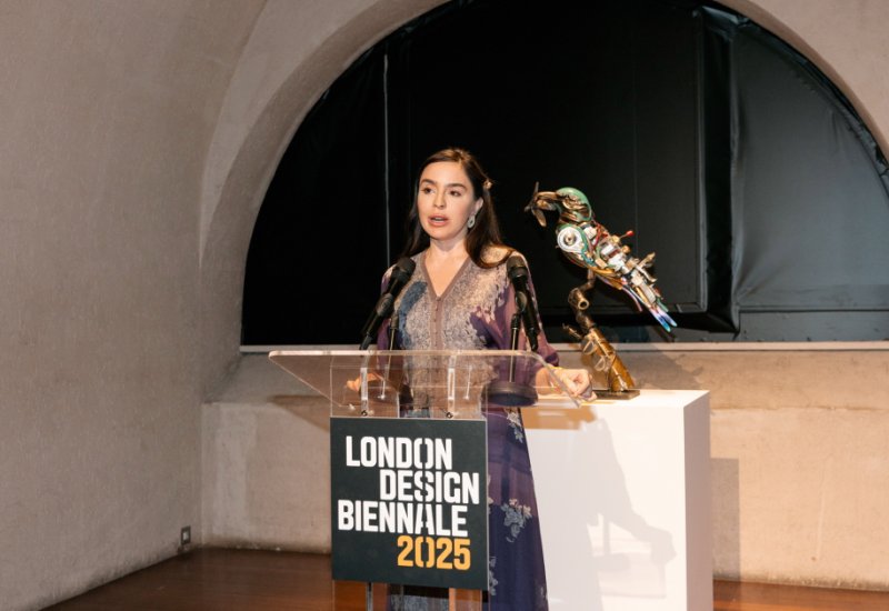 Heydar Aliyev Foundation VP Leyla Aliyeva participates in MAMA "Mother Nature" exhibition at London Design Biennale (PHOTO)