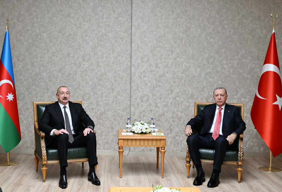 President Ilham Aliyev, President Recep Tayyip Erdoğan meet in Kahramanmaraş