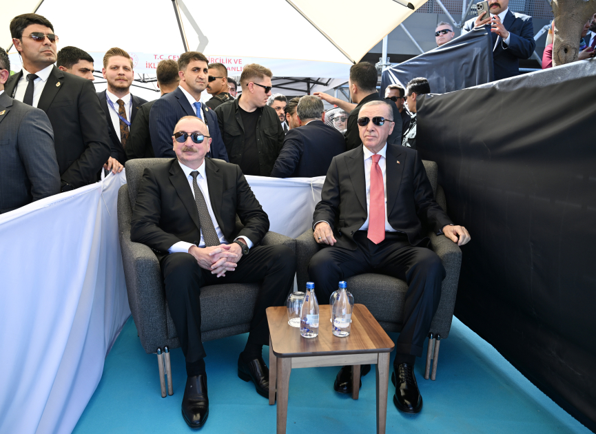 President Ilham Aliyev, President Recep Tayyip Erdoğan attend opening ceremony of “Azerbaijan” neighborhood in Kahramanmaraş (PHOTO)