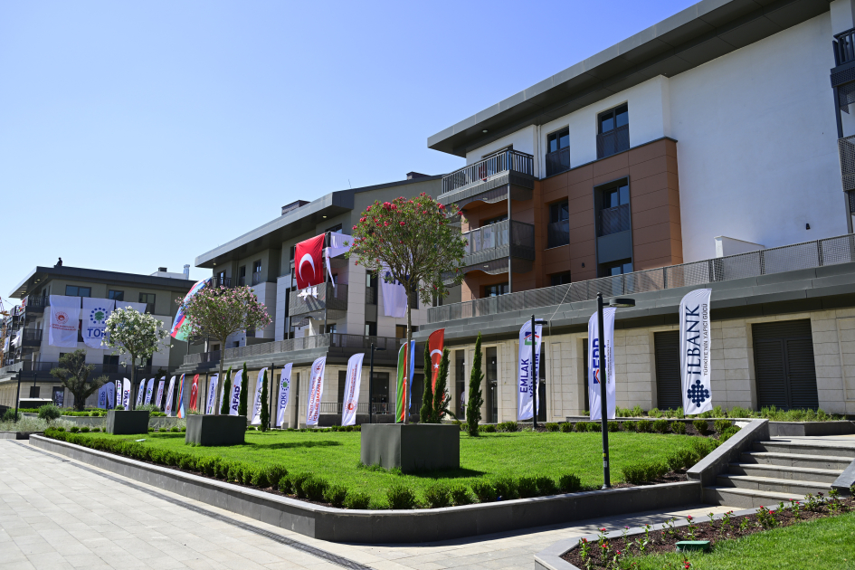 President Ilham Aliyev, President Recep Tayyip Erdoğan attend opening ceremony of “Azerbaijan” neighborhood in Kahramanmaraş (PHOTO)