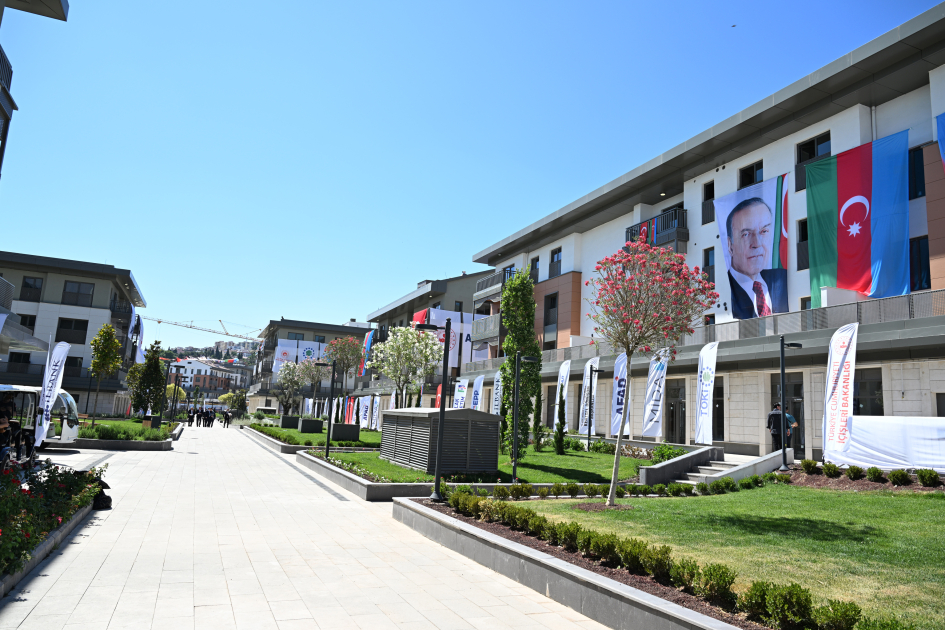 President Ilham Aliyev, President Recep Tayyip Erdoğan attend opening ceremony of “Azerbaijan” neighborhood in Kahramanmaraş (PHOTO)