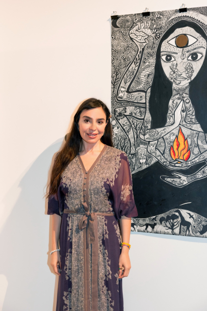 Heydar Aliyev Foundation VP Leyla Aliyeva participates in MAMA "Mother Nature" exhibition at London Design Biennale (PHOTO)
