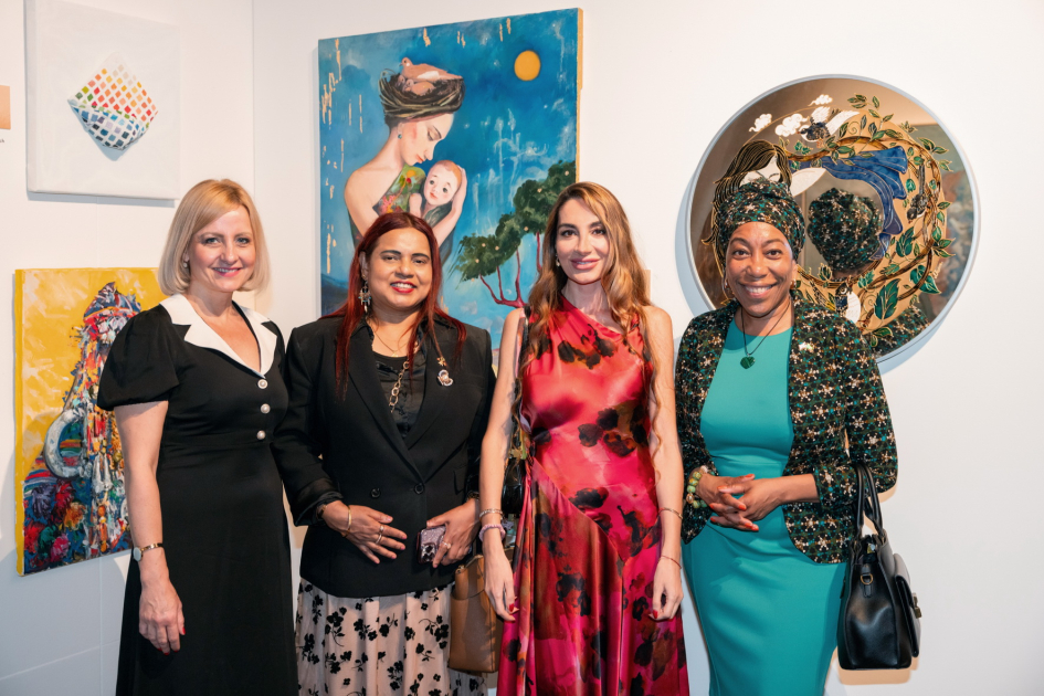 Heydar Aliyev Foundation VP Leyla Aliyeva participates in MAMA "Mother Nature" exhibition at London Design Biennale (PHOTO)