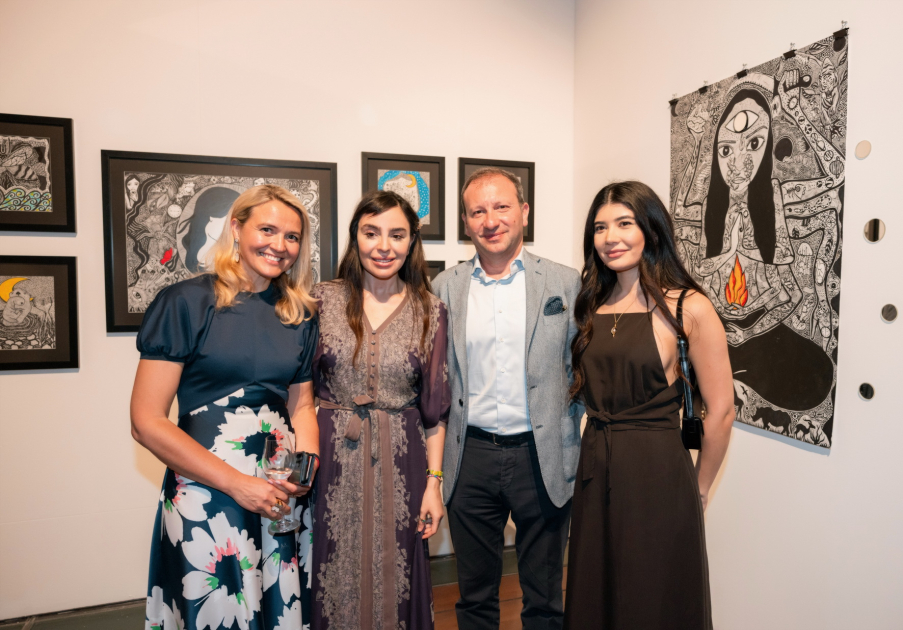 Heydar Aliyev Foundation VP Leyla Aliyeva participates in MAMA "Mother Nature" exhibition at London Design Biennale (PHOTO)