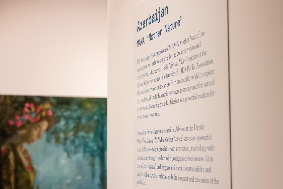 Heydar Aliyev Foundation VP Leyla Aliyeva participates in MAMA "Mother Nature" exhibition at London Design Biennale (PHOTO)