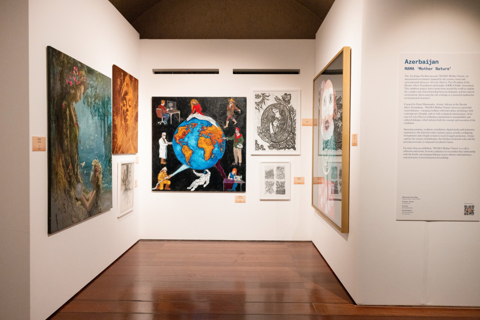 Heydar Aliyev Foundation VP Leyla Aliyeva participates in MAMA "Mother Nature" exhibition at London Design Biennale (PHOTO)