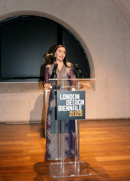 Heydar Aliyev Foundation VP Leyla Aliyeva participates in MAMA "Mother Nature" exhibition at London Design Biennale (PHOTO)