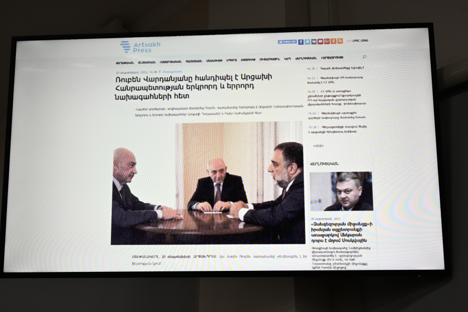 Court hears evidence of Armenian intent to annex formerly occupied Azerbaijani territories (PHOTO)