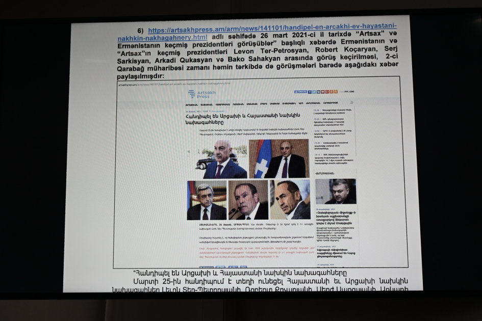 Court hears evidence of Armenian intent to annex formerly occupied Azerbaijani territories (PHOTO)