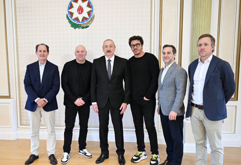 President Ilham Aliyev receives president of UFC (VIDEO/PHOTO)