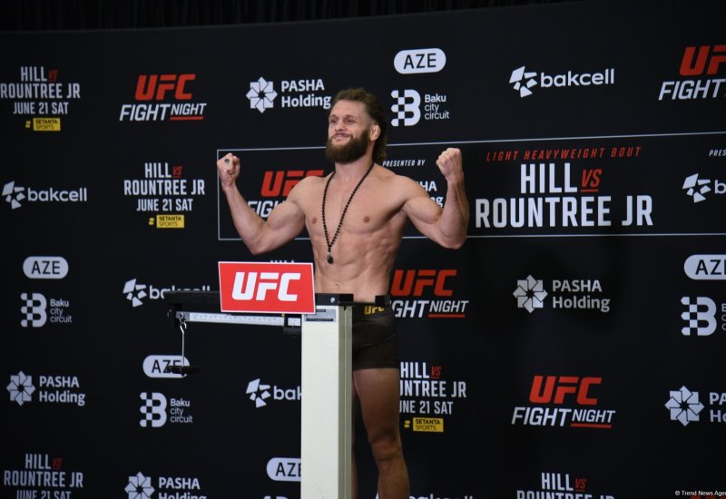 Baku hosts official weigh-in ceremony for UFC Fight Night participants (PHOTO)