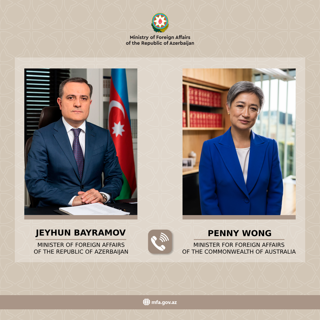 Azerbaijani, Australian FMs discuss regional security amid Israel-Iran tensions