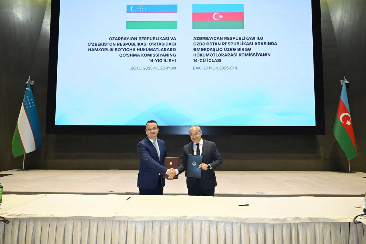 14th Joint Commission session marks milestone in Azerbaijani-Uzbek economic ties (PHOTO)