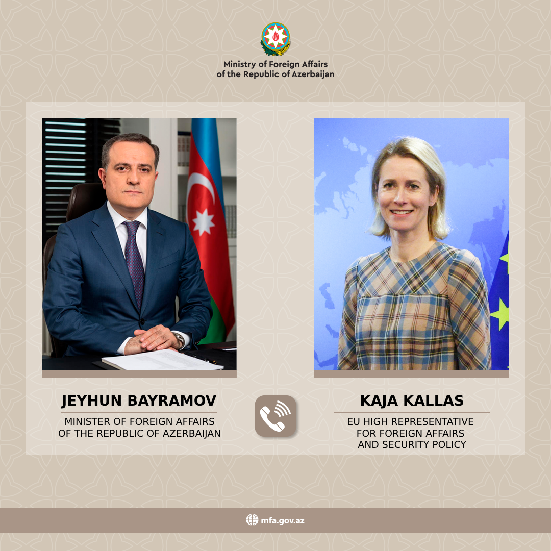 Azerbaijani FM, European Commission's VP discuss Israeli-Iranian tensions