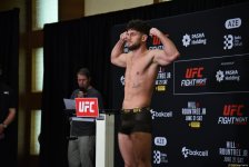 Baku hosts official weigh-in ceremony for UFC Fight Night participants (PHOTO)