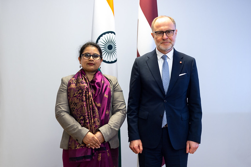 Latvia and India discuss strengthening bilateral ties