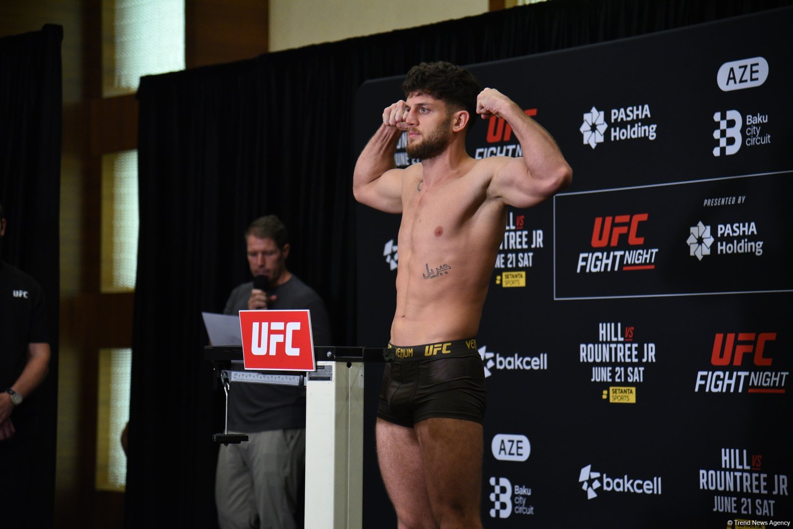 Baku hosts official weigh-in ceremony for UFC Fight Night participants (PHOTO)