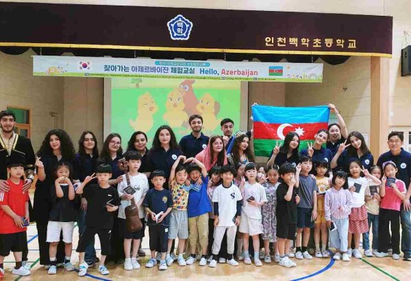 South Korean elementary school hosts Azerbaijan Day cultural event (PHOTO)