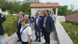 Diplomatic corps representatives arrive in Azerbaijan's Shusha (PHOTO)