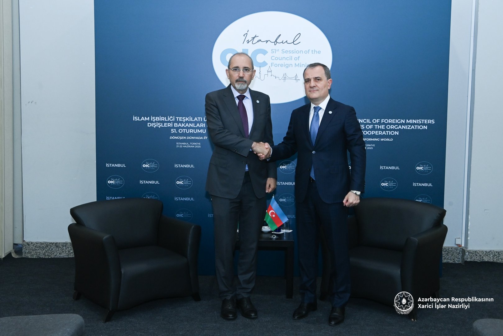 Azerbaijani and Jordanian FMs brainstorm enhancement of bilateral relations
