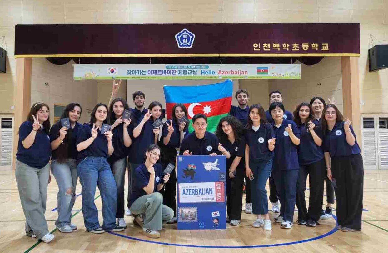 South Korean elementary school hosts Azerbaijan Day cultural event (PHOTO)