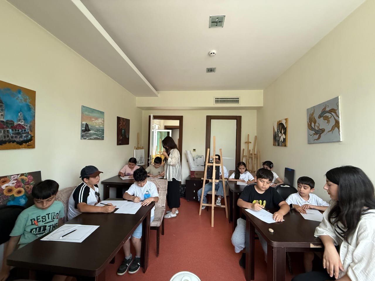 Summer School keeps up running at Integration Center for Azerbaijanis of Georgia (PHOTO)
