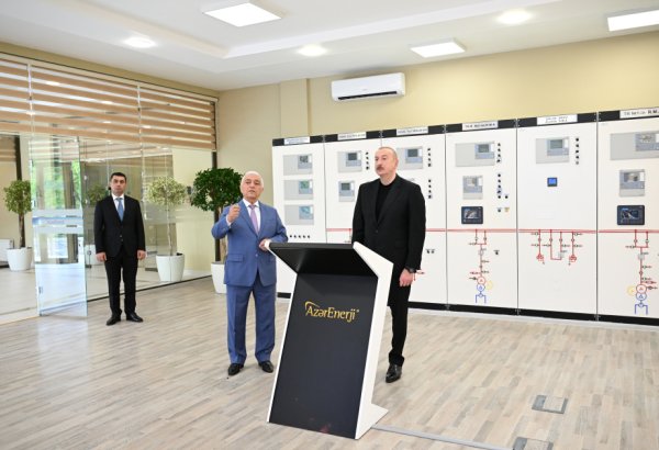 President Ilham Aliyev attends inauguration of “Yevlakh” Junction Substation and Regional Training and Laboratory Center (PHOTO/VIDEO)