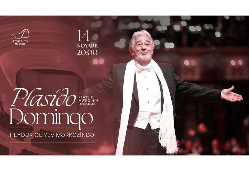 Illustrious voice of Plácido Domingo to grace stage of Heydar Aliyev Center