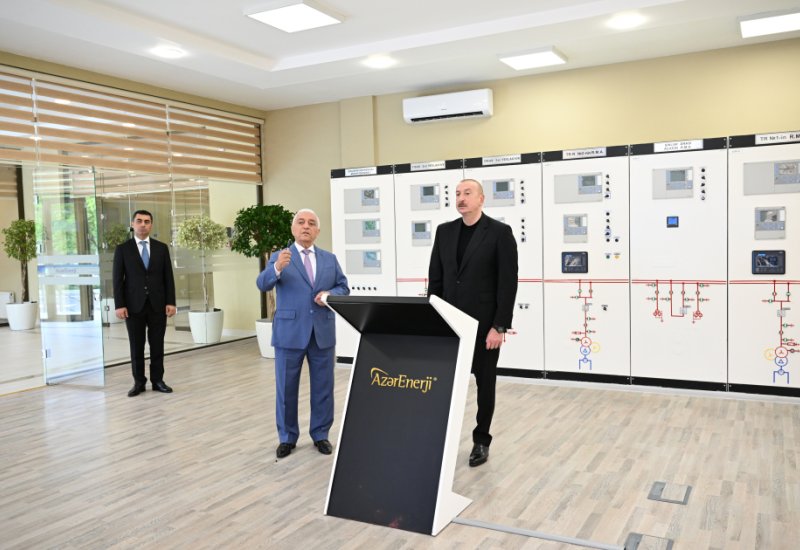 President Ilham Aliyev attends inauguration of “Yevlakh” Junction Substation and Regional Training and Laboratory Center (PHOTO)