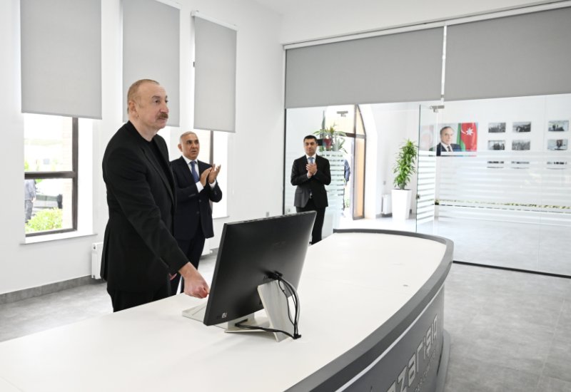 President Ilham Aliyev attends inauguration of Central Aran Regional SCADA Control Center in Yevlakh (PHOTO)