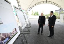 President Ilham Aliyev inspects construction progress of Yevlakh Olympic Sports Complex (PHOTO)