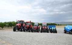 President Ilham Aliyev attends opening of Yevlakh pilot agricultural park (PHOTO)