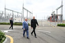 President Ilham Aliyev attends inauguration of “Yevlakh” Junction Substation and Regional Training and Laboratory Center (PHOTO)