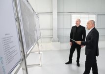President Ilham Aliyev attends inauguration of sand-free filter water treatment facility in Yevlakh (PHOTO)