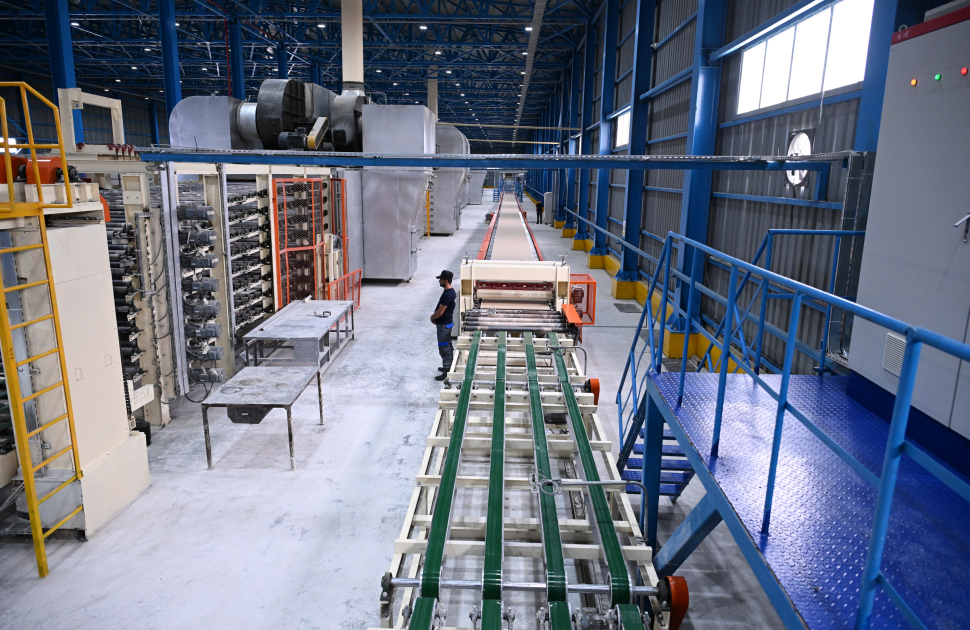 President Ilham Aliyev attends inauguration of construction materials production facility in Goranboy (PHOTO)