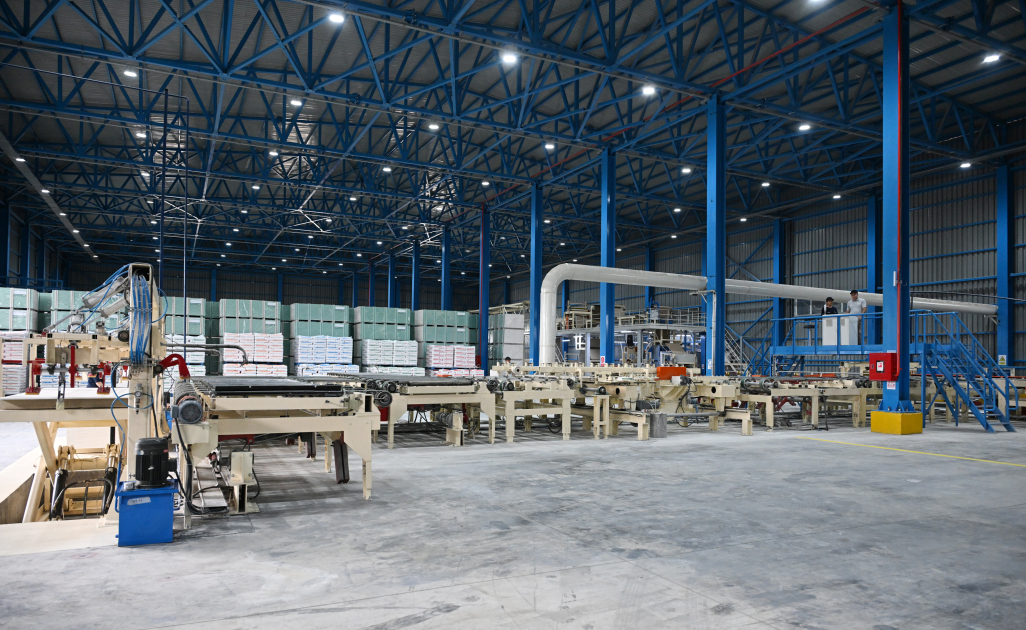President Ilham Aliyev attends inauguration of construction materials production facility in Goranboy (PHOTO)