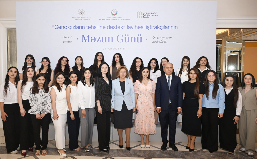 Heydar Aliyev Foundation VP Leyla Aliyeva attends Graduation Day for participants of “Support Young Girls’ Education” project (PHOTO)