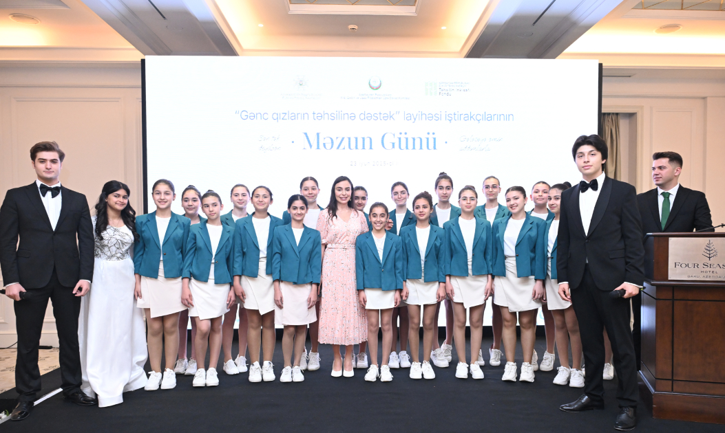 Heydar Aliyev Foundation VP Leyla Aliyeva attends Graduation Day for participants of “Support Young Girls’ Education” project (PHOTO)