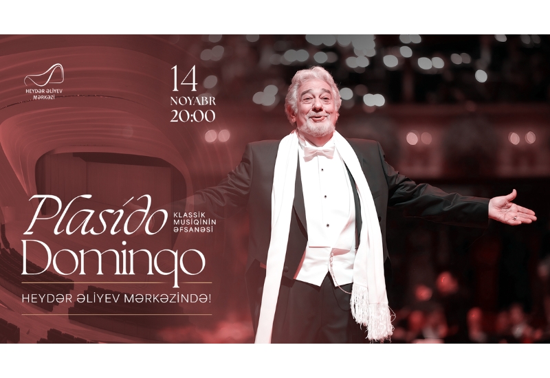 Illustrious voice of Plácido Domingo to grace stage of Heydar Aliyev Center